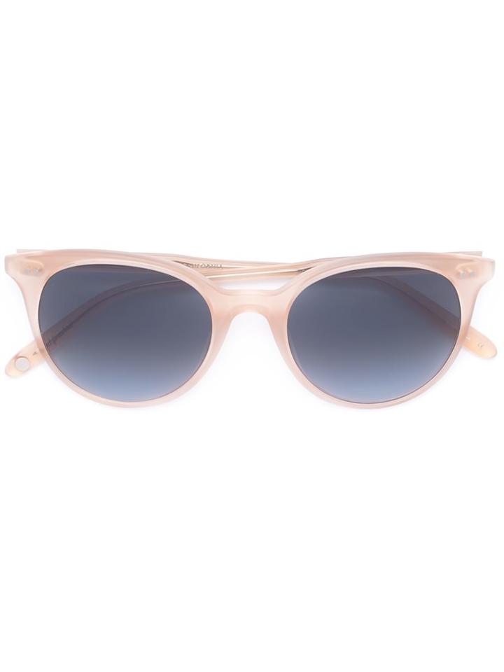 Garrett Leight 'dillon' Sunglasses, Women's, Pink/purple, Acetate/18kt Rose Gold