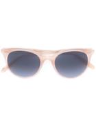 Garrett Leight 'dillon' Sunglasses, Women's, Pink/purple, Acetate/18kt Rose Gold