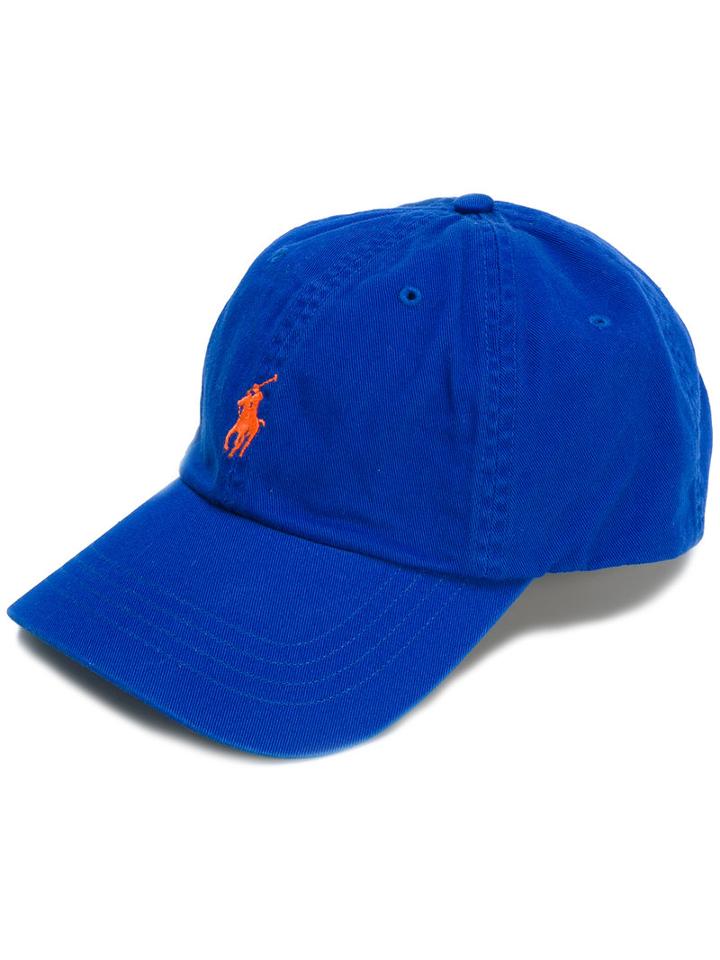 Polo Ralph Lauren - Logo Embroidered Cap - Men - Cotton - One Size, Blue, Cotton