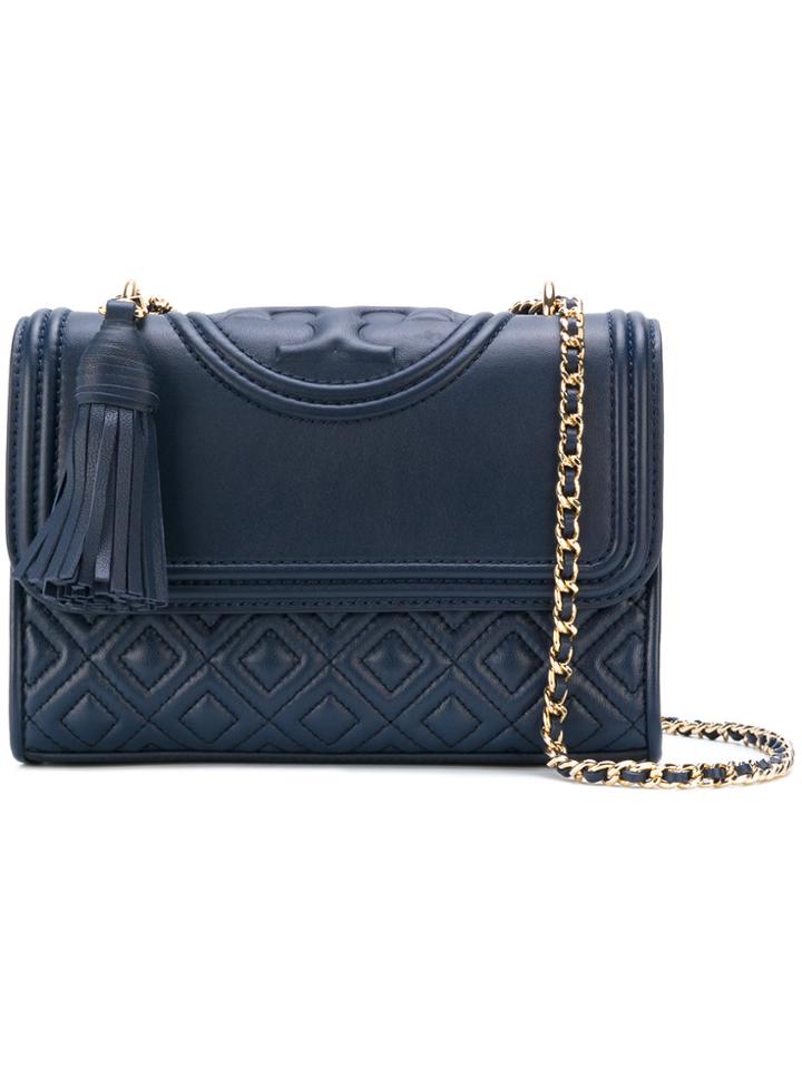 Tory Burch Fleming Small Convertible Shoulder Bag - Blue