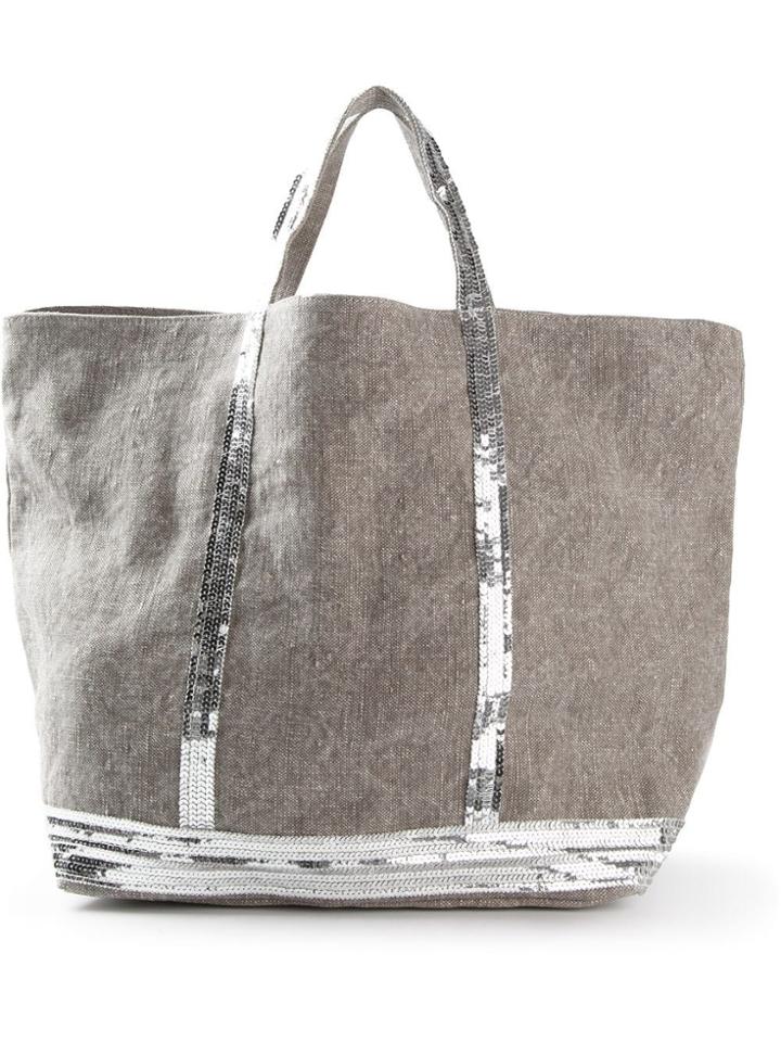 Vanessa Bruno Sequin Embellished Tote - Neutrals