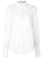 Jed Long-sleeve Fitted Shirt - White