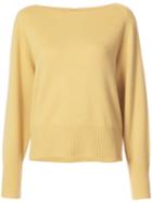 Vince - Sweatshirt - Women - Cashmere - M, Yellow/orange, Cashmere