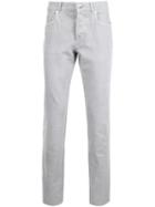 Brunello Cucinelli Straight Fit Jeans, Men's, Size: 52, Grey, Cotton