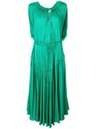 Dsquared2 Ruched Midi Dress - Green