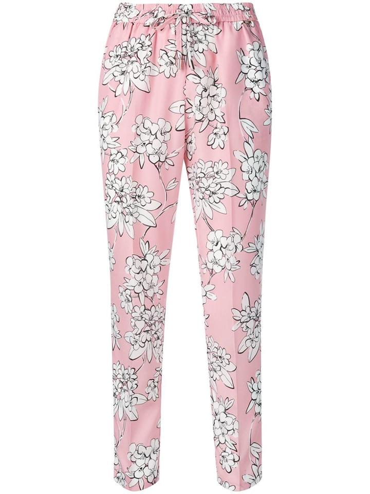 Liu Jo Floral Print Trousers - Pink