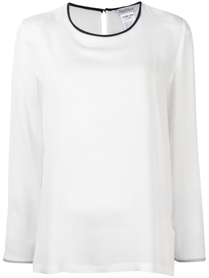 Max Mara Loose Fit Blouse - White