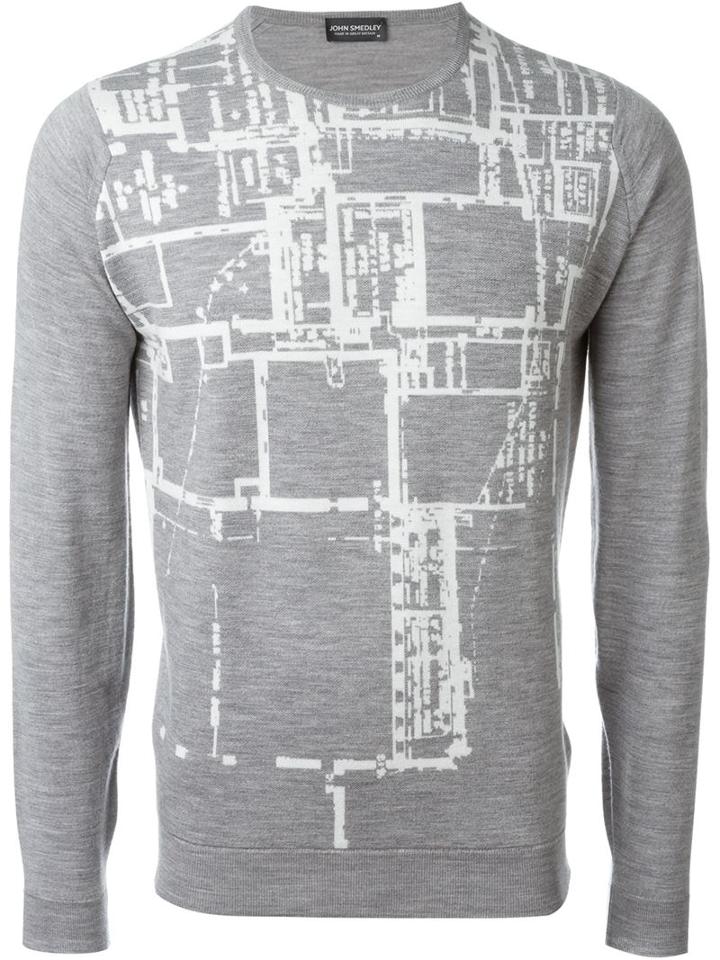 John Smedley Printed Jumper