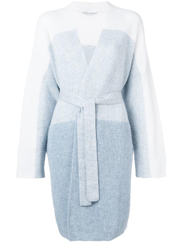 Agnona Belted Cardigan - Blue
