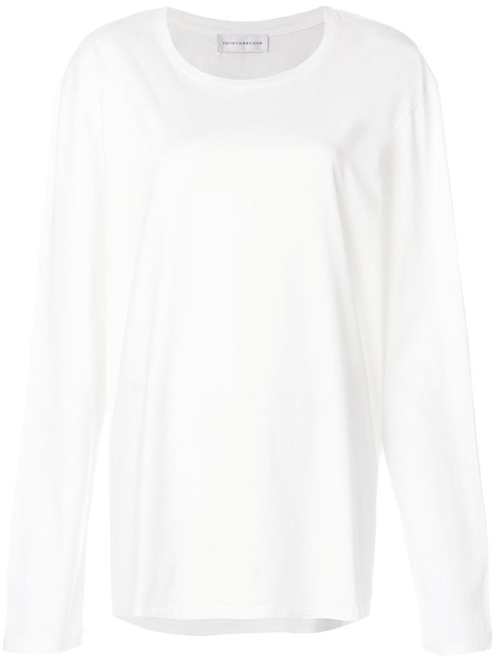 Faith Connexion Hometown Print Sweatshirt - White