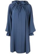 Mm6 Maison Margiela Gathered Loose Fit Dress - Blue