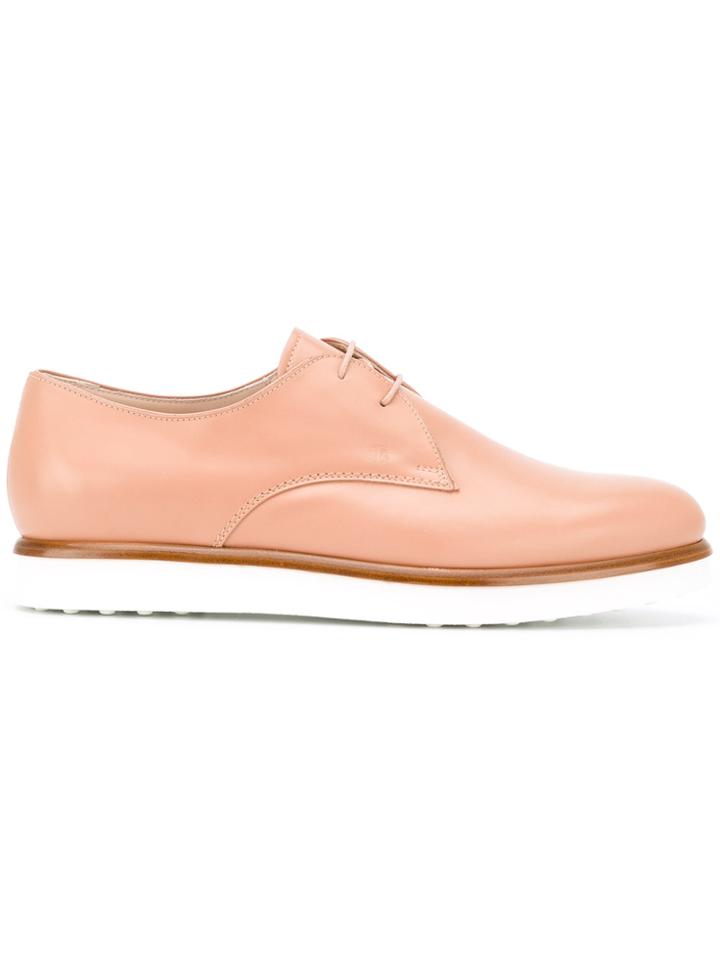 Tod's Classic Lace-up Shoes - Pink & Purple