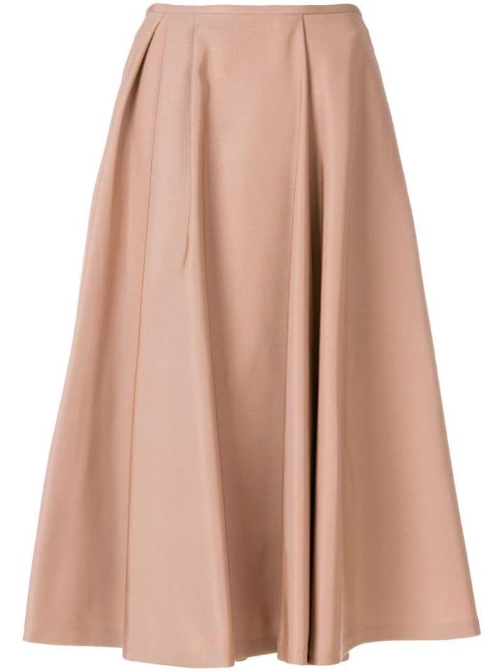 Rochas Midi Circle Skirt - Pink