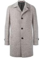 Eleventy Herringbone Coat, Men's, Size: 50, Nude/neutrals, Virgin Wool/acetate/polybutylene Terephthalate (pbt)