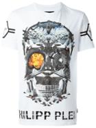 Philipp Plein 'chiefland' T-shirt, Men's, Size: Xl, White, Cotton