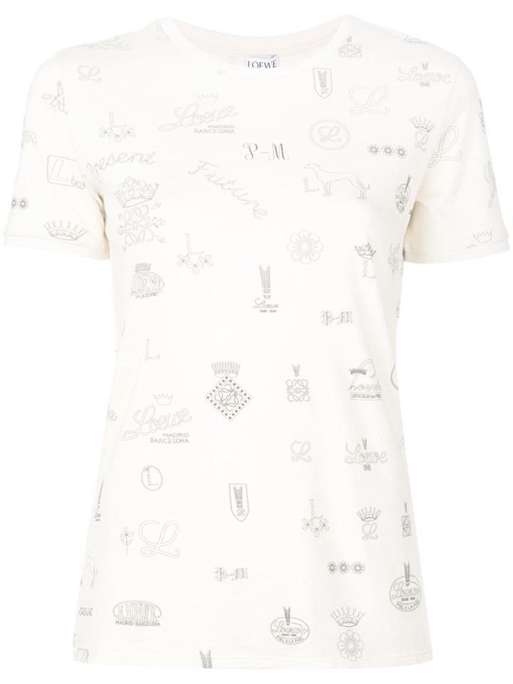 Loewe Icon Printing T-shirt - Neutrals