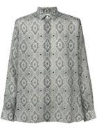 Saint Laurent Paisley Printed Shirt - Grey