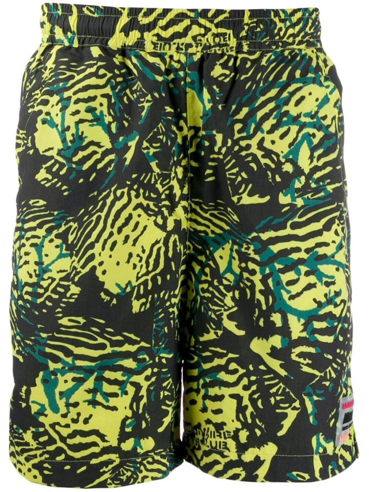 Billionaire Boys Club Jungle Print Beach Shorts - Yellow