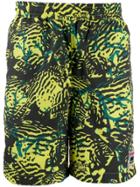 Billionaire Boys Club Jungle Print Beach Shorts - Yellow