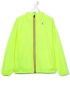 K Way Kids Fluorescent Jacket, Boy's, Size: 16 Yrs, Yellow/orange