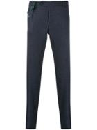 Berwich Dot-patterned Tailored Trousers - Blue
