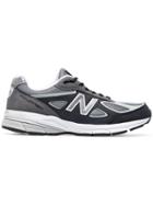 New Balance Grey 990v4 Lace-up Sneakers