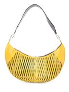 Sonia Rykiel Laser-cut Shoulder Bag - Yellow