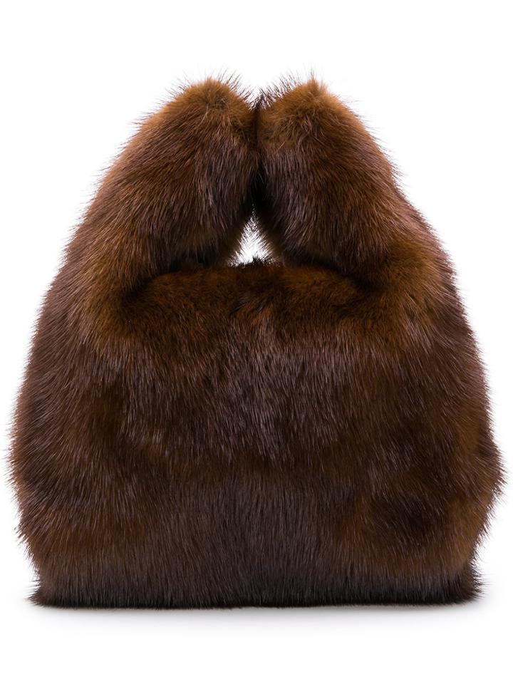 Simonetta Ravizza Mini Furrissima Bag - Brown
