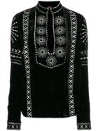 Dodo Bar Or Embroidered Blouse - Black