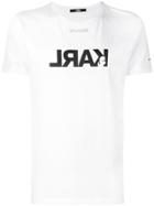 Karl Lagerfeld Reverse Logo T-shirt - White