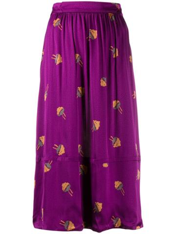 A.p.c. Jellyfish Midi Skirt - Purple