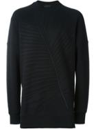 Diesel Black Gold Textured Leaf Sweatshirt, Men's, Size: Xl, Cotton