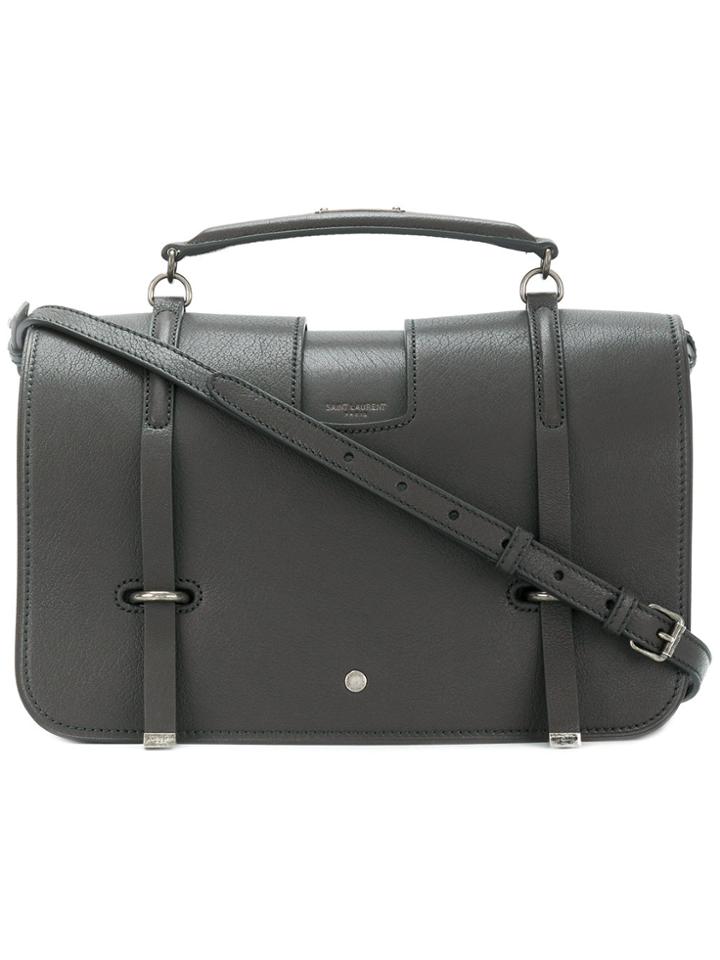 Saint Laurent Charlotte Shoulder Bag - Grey