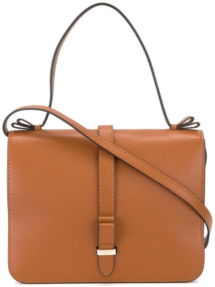 Red Valentino Top Handle Shoulder Bag, Women's, Brown, Calf Leather