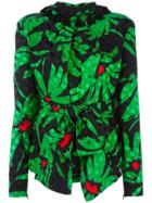 Balenciaga Vintage Printed Blouse - Black