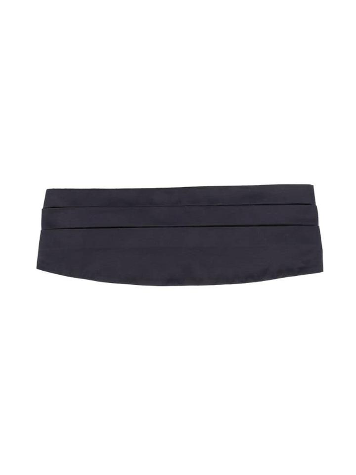 Brunello Cucinelli Classic Fitted Cummerbund - Blue