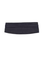 Brunello Cucinelli Classic Fitted Cummerbund - Blue