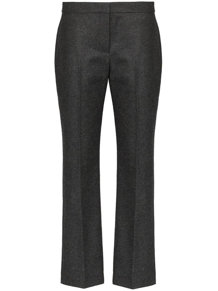 Alexander Mcqueen Mid-rise Tailored Trousers - Grey