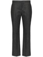 Alexander Mcqueen Mid-rise Tailored Trousers - Grey