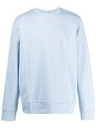 Helmut Lang Striped Detail Sweatshirt - Blue