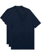 Prada Triple-pack V-neck T-shirts - Blue