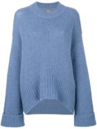 N.peal Maxi Slouch Sweater - Blue