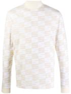 Sss World Corp All Over Logo Print Sweatshirt - White