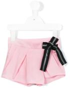 Karl Lagerfeld Kids - Wrap Front Shorts - Kids - Lyocell - 24 Mth, Pink/purple