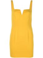 Jay Godfrey Sweetheart Neck Dress - Yellow