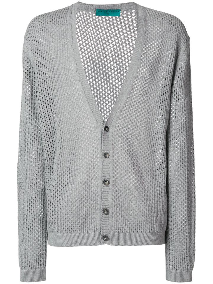 Paura V-neck Cardigan - Grey