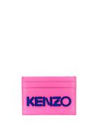 Kenzo Logo Embroidered Cardholder - Pink