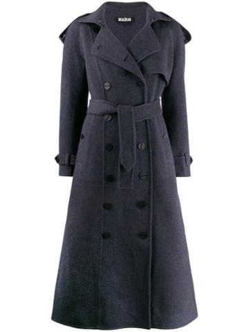 Miaoran Double Breasted Coat - Blue
