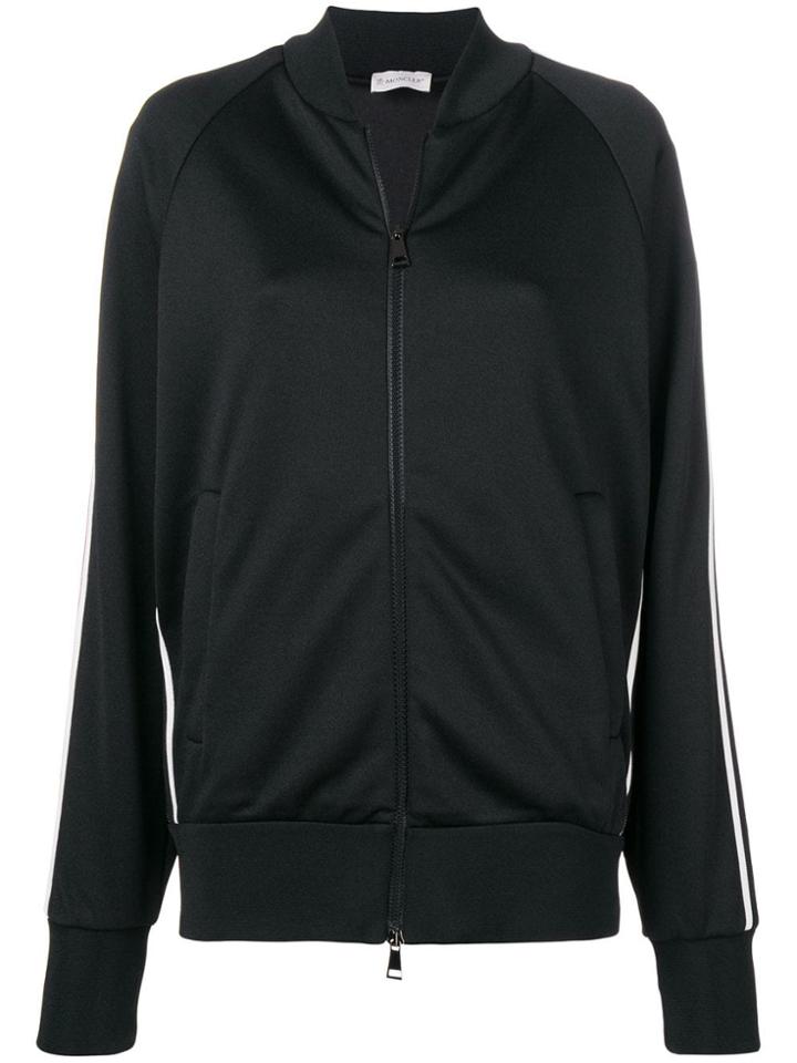 Moncler Knitted Track Jacket - Black