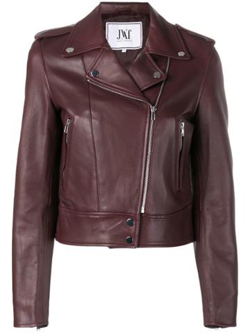 Jorge Vazquez Zipped Biker Jacket - Red